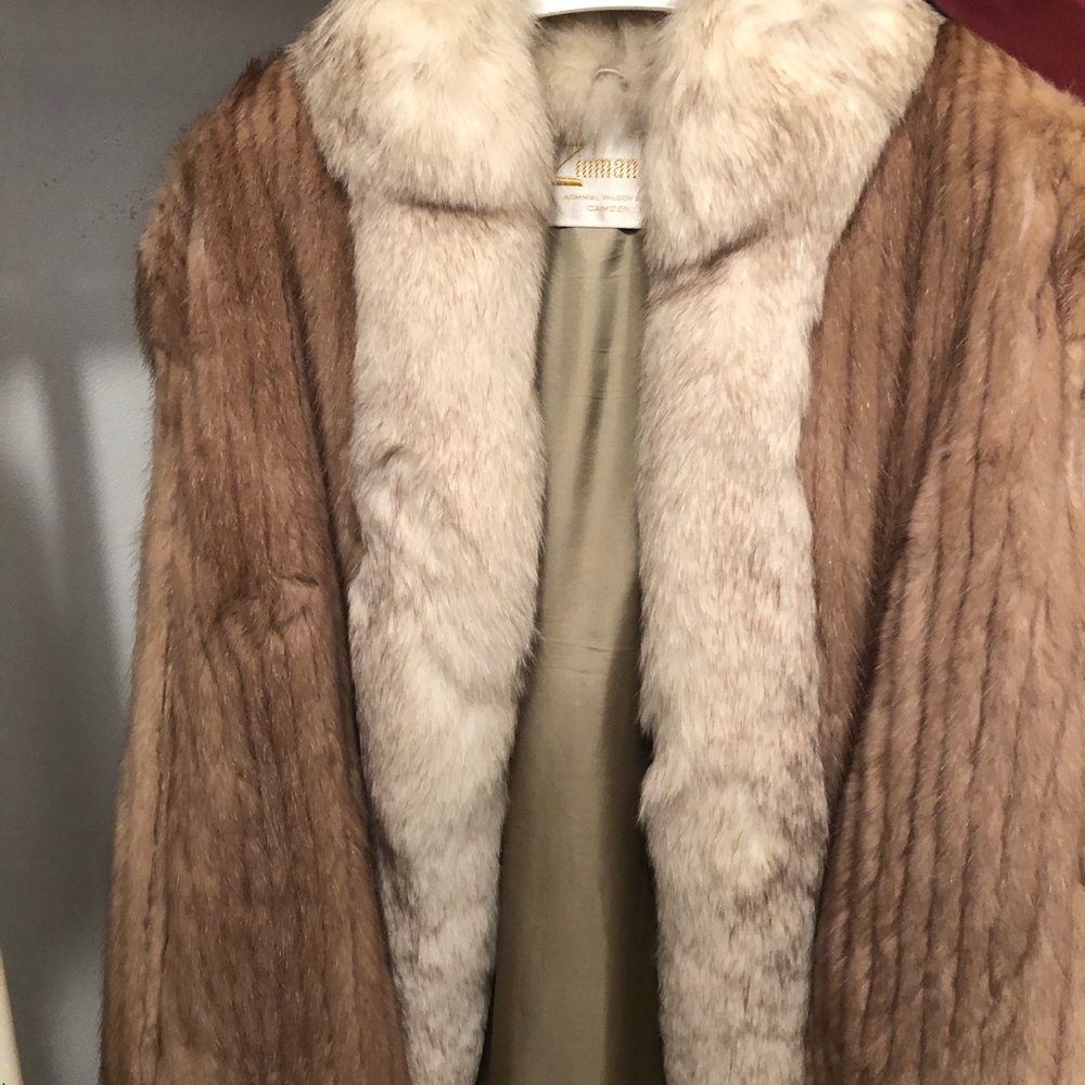 Mink Jacket with Fox.